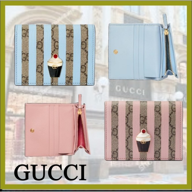 Gucciグッチ アイスクリーム付き カードケース ミニ財布