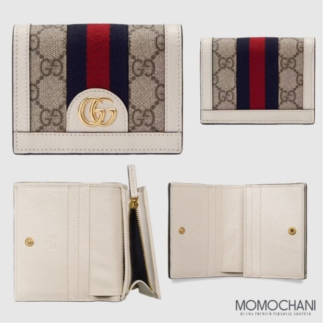 Gucci【グッチ】オフィディア*GGカードケースレザーウォレット*523155