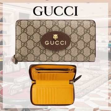 GUCCIネオヴィンテージ GGスプリーム ジップ 長財布