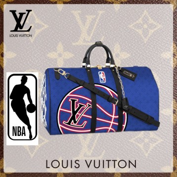 【★NBAｘLV★】Louis Vuitton ☆ キーポルバンドリエール55