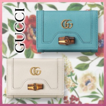Gucciバンブー付き ミディアム ウォレット ‎658633