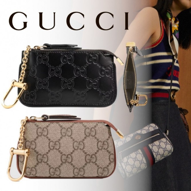 【GUCCI】グッチ シグネチャー レザー キーケース
