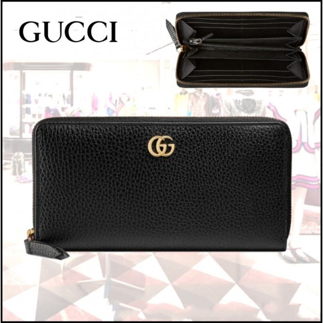 GUCCI グッチ プチマーモント ジップ アラウンド 長財布
