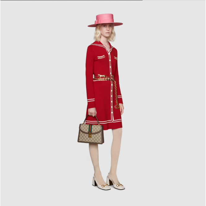 Gucci グッチ・オフィディアウェビングスモールトートバッグ     