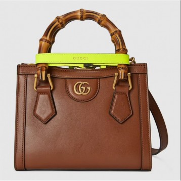 Gucci グッチ・グッチダイアナバンブーミニトートバッグ