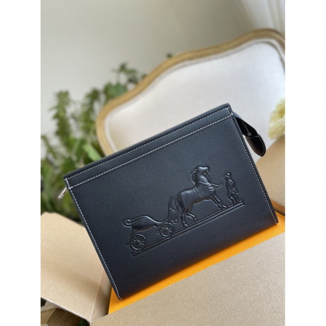 Hermes エルメス の馬車ライダーバッグ クラッチバッグ