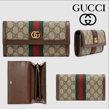 Gucci・【GUCCI】グッチ*オフィディア GG コンチネンタルウォレット 長財布