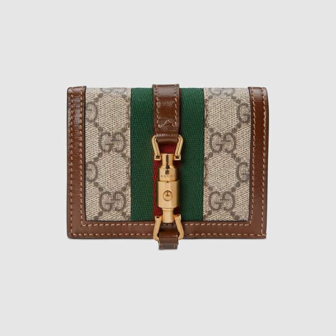 【GUCCI】直営◆ジャッキー カードケース ウォレット モノグラム