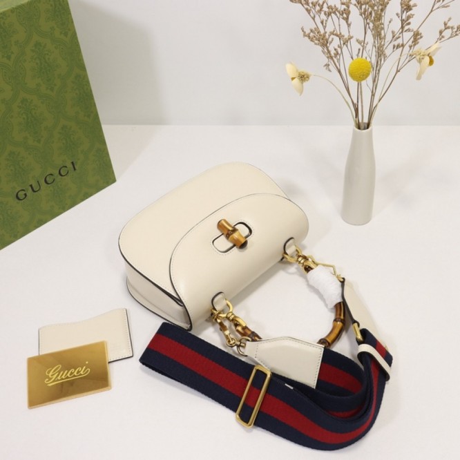 Gucci〔グッチ バンブー 1947〕 スモール トップハンドルバッグ ‎675797 