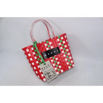【直営購入】MARNI フラワーカフェ ピクニック バッグカゴ マルニ ハンドバッグ レディース バッグ レッド 【直営購入】MARNI フラワーカフェ ピクニック バッグカゴ マルニ ハンドバッグ レディース バッグ レッド