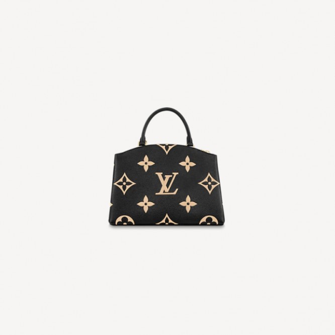 【1224更新商品】LOUIS VUITTON ルイ･ヴィトン プティ・パレ PM バイカラー モノグラム･アンプラント ブラック ベージュ M58913