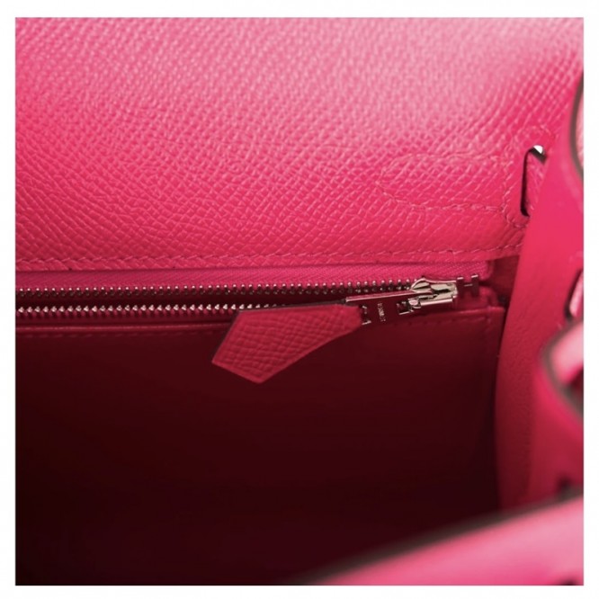 【0111更新】HERMES エルメス Kelly ケリー エプソン マゼンタ シルバー金具 MiniKelly ミニケリー 19cm/20cm/25cm