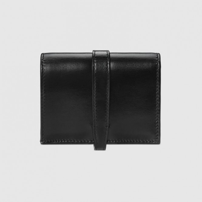 【GUCCI】グッチ カードケース レザー 無地 ミニ財布