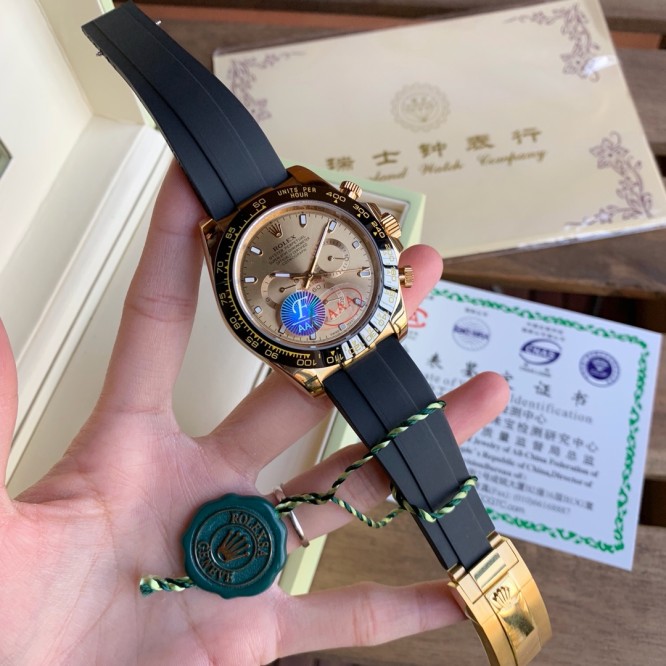 Rolex ロレックス メンズデイトナ Asian 7750 ムーブメント搭載 TSH-2001P420-RO170