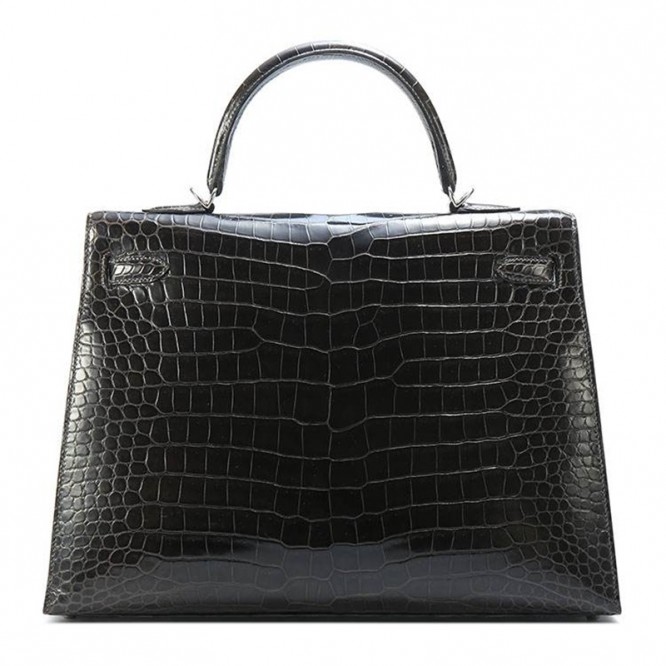 【0111更新】HERMES エルメス Kelly ケリー クロコ ブラック シルバー金具 MiniKelly ミニケリー 19cm/20cm/25cm/28cm