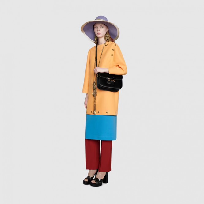 【人気アイテム☆】GUCCI グッチ 〔グッチ ホースビット 1955〕 ショルダーバッグ ブラック レザー 602204 1DB0G 1000