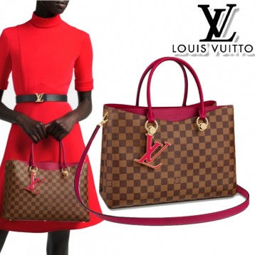 【LOUIS VUITTON】 ルイヴィトン☆LVリバーサイド バッグ トートバッグ ダミエN40052
