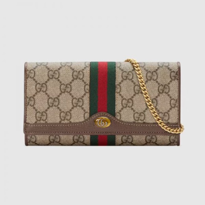 【在庫僅か☆】GUCCI グッチ 〔オフィディア〕GG チェーンウォレット 546592 96IWS 8745