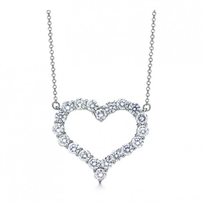 ★1129新品★Tiffany ティファニー ハート ペンダント 13006598