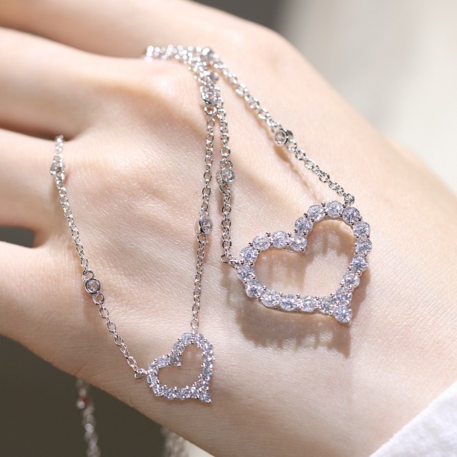 ★1129新品★Tiffany ティファニー ハート ペンダント 13006598