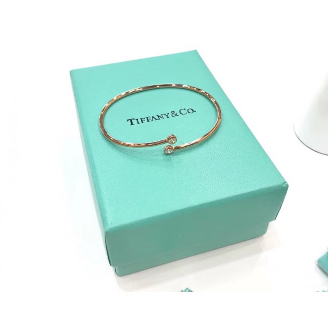★高品質・1203新品★Tiffany ティファニー エルサ・ペレッティ™ ダイヤモンド フープ シングルロウ バングル GRP09660