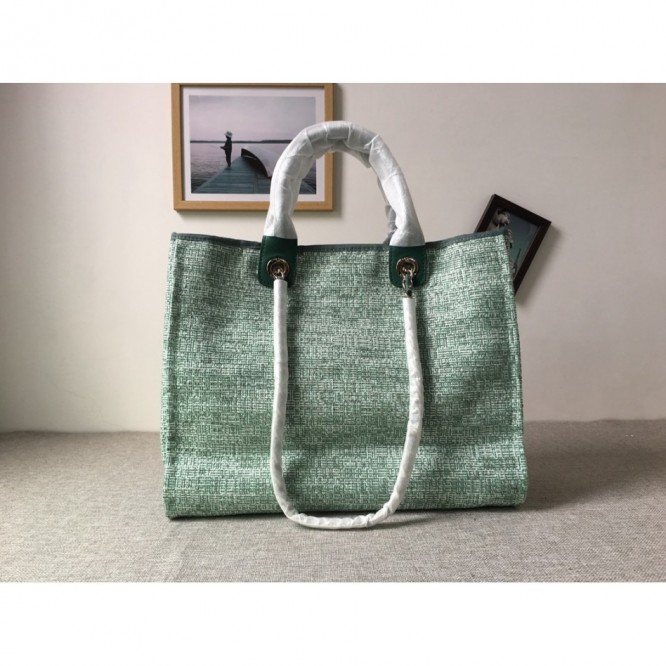 CHANELビーチキャンバスバッグキャンバストートショッピングバッグ