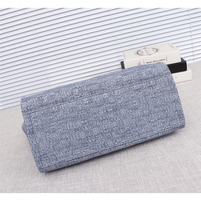 CHANELビーチキャンバスバッグキャンバストートショッピングバッグ