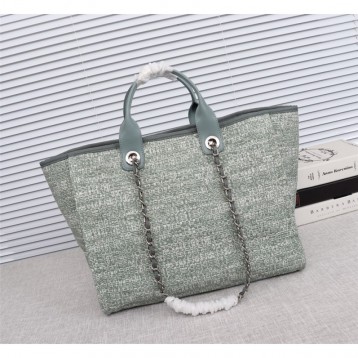 CHANELビーチキャンバスバッグキャンバストートショッピングバッグ CHANELビーチキャンバスバッグキャンバストートショッピングバッグ