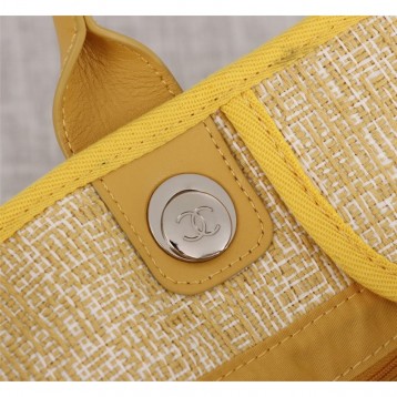 CHANELビーチキャンバスバッグキャンバストートショッピングバッグ CHANELビーチキャンバスバッグキャンバストートショッピングバッグ