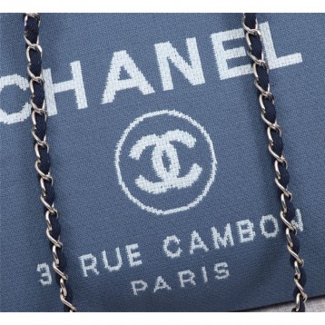CHANELビーチキャンバスバッグキャンバストートショッピングバッグ CHANELビーチキャンバスバッグキャンバストートショッピングバッグ