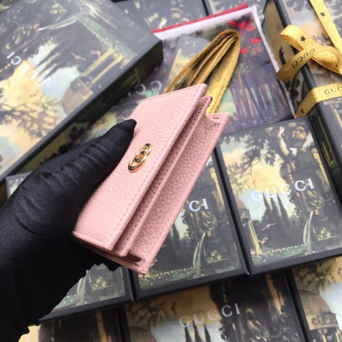 Gucci〔GG マーモント〕 レザー カードケース（コイン＆紙幣入れ付き）456126