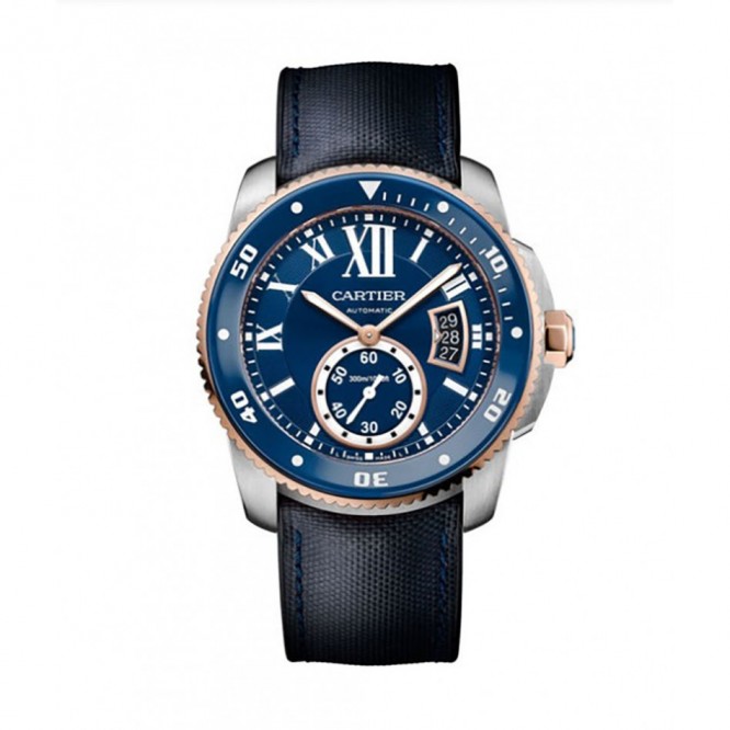 CARTIER カルティエW2CA0008 キャリバードゥカルティエキャリバードゥダイバーブルー