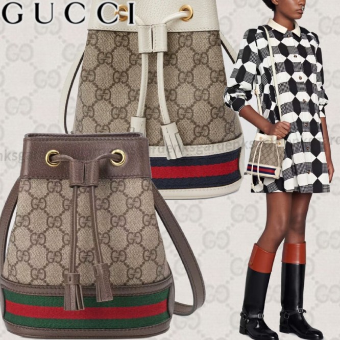 Gucci〔オフィディア〕ミニGG バケットバッグ