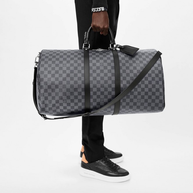 【完売必至】LOUIS VUITTON ルイ ビィトン keepall bandouliere キーポル・バンドリエール 55 N41413