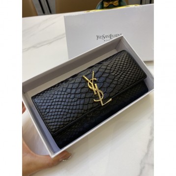 YSL・レザー コンチネンタルウォレット 財布 折財布