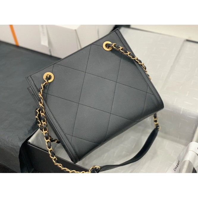 【新作バッグ♡人気の☆シャネル】CHANEL 21C 春と夏 ウィメンズ トートバッグ SHOPPING BAG GOLD M AS2750 B06377 94305
