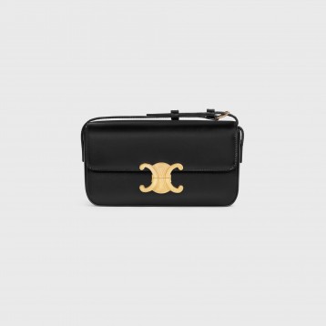 【CELINE】トリオンフ ショルダーバッグ TRIOMPHE CANVAS ブラック