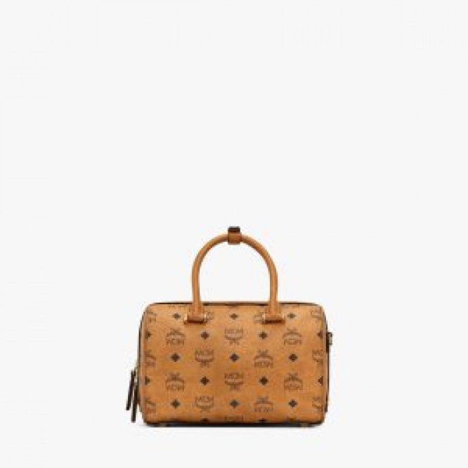 【世界中で大人気】MCM 〈エッセンシャル〉 ボストンバッグ ヴィセトス Essential Visetos Original ショルダーバッグ クロスボディバッグ MWB9SSE67CO001