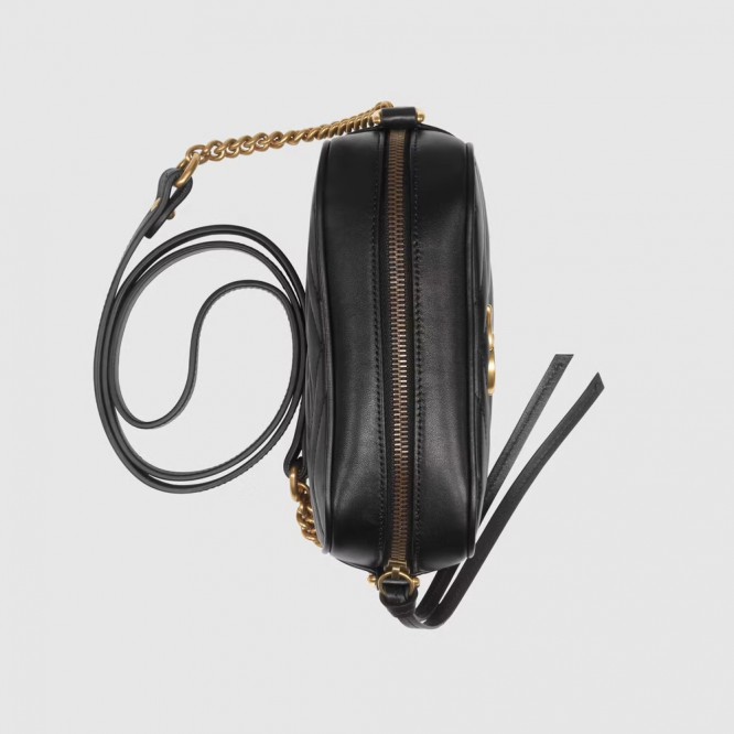 【人気アイテム☆】GUCCI グッチ 〔GGマーモント〕 キルティング ミニバッグ 448065 DTD1T 1000
