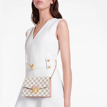 【1229更新商品】LOUIS VUITTON ルイ･ヴィトン ポルトフォイユ・クロワゼット チェーン N60357