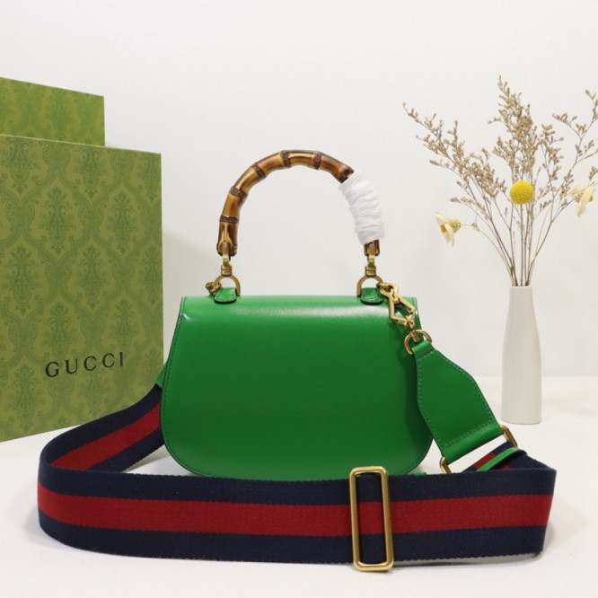 Gucci〔グッチ バンブー 1947〕 スモール トップハンドルバッグ ‎675797 