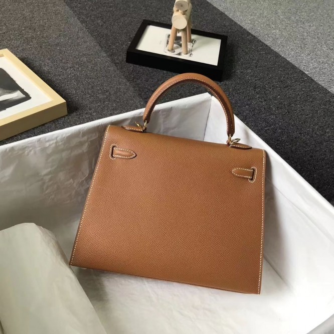 【0111更新】HERMES エルメス Kelly ケリー エプソン ブラウン シルバー金具 MiniKelly ミニケリー 19cm/20cm/25cm