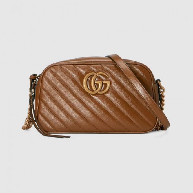 【人気アイテム☆】GUCCI グッチ 〔GGマーモント〕キルティング スモール ショルダーバッグ 447632 0OLFT 2535