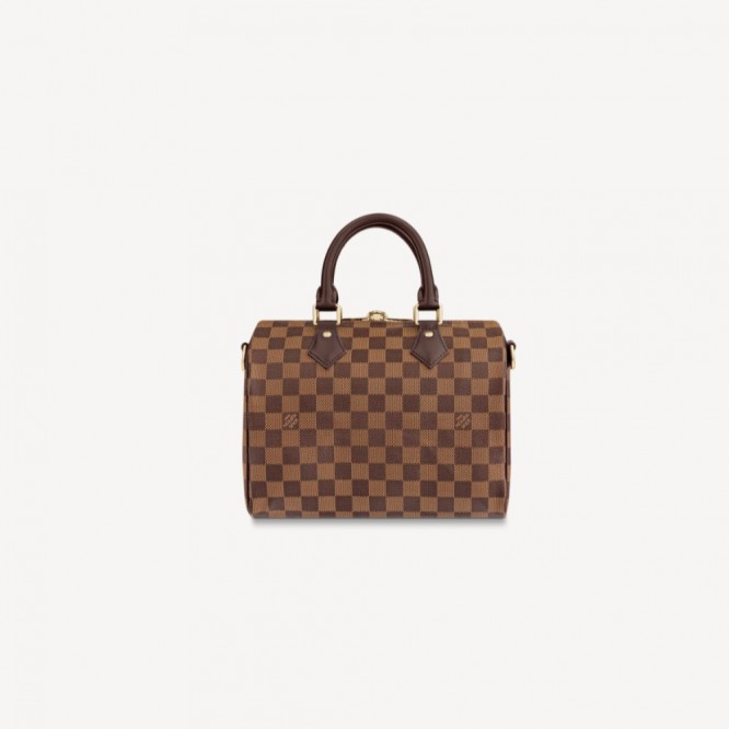 【最後の1点】LOUIS VUITTON SPEEDY 25 スピーディ・バンドリエール 25 ウィメンズ トートバッグ ショルダーバッグ ダミエ・エベヌ N41368