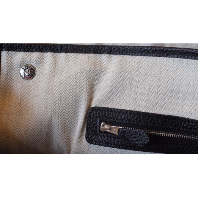 ★レア商品★HERMES エルメス Garden Party ガーデンパーティー 30 トートバッグ ブラック H051568CK89