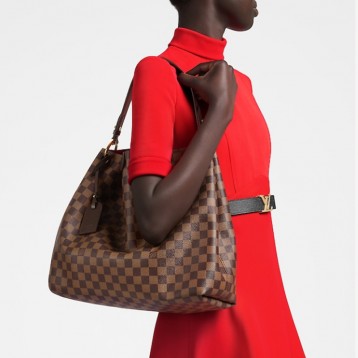 【当日出荷】LOUIS VUITTON ルイ･ヴィトン グレースフル MM ダミエ・エベヌ N44045