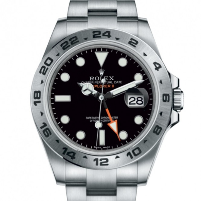 216570 エクスプローラーⅡ オイスター、42 mm、オイスタースチール