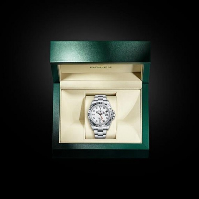 216570 エクスプローラーⅡ オイスター、42 mm、オイスタースチール