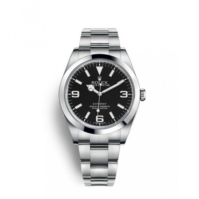 214270 エクスプローラー オイスター、39 mm、オイスタースチール