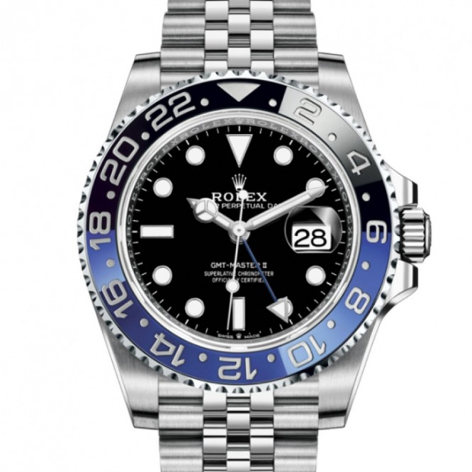 126710  GMTマスターⅡ オイスター、40 mm、オイスタースチール